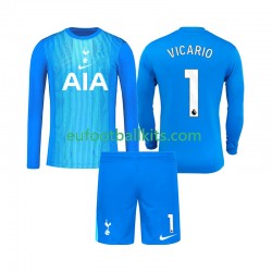 Tottenham Hotspur Goalkeeper Guglielmo Vicario 1 Away Football Shirts 2025-2026 Kids SS
