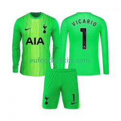 Tottenham Hotspur Goalkeeper Guglielmo Vicario 1 Home Football Shirts 2025-2026 Kids SS