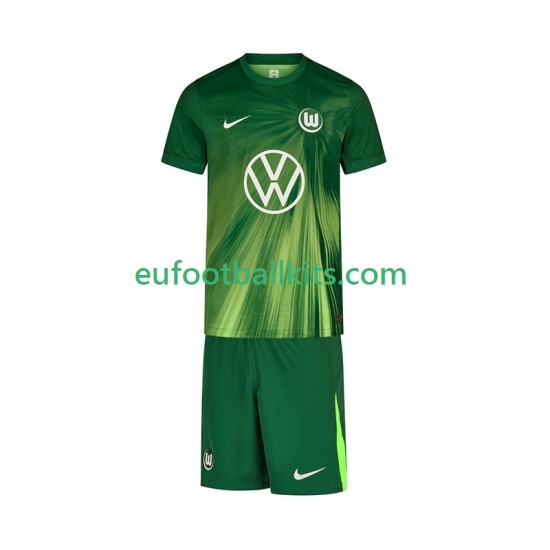 VfL Wolfsburg Home Football Shirts 2025-2026 Kids LS