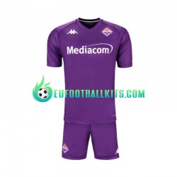 ACF Fiorentina Home Football Shirts Redcolor 2024-2025 Kids LS