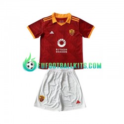 AS Roma Fourth Football Shirts 2023-2024 Kids LS