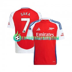 Arsenal Bukayo Saka 7 Redcolor Home Football Shirts 2024-2025 Men LS