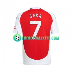 Arsenal Bukayo Saka 7 Redcolor Home Football Shirts 2024-2025 Men LS
