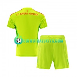Bayern Munich Goalkeeper Home Football Shirts 2024-2025 Kids LS