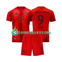 Bayern Munich Harry Kane 9 Home Football Shirts Redcolor 2024-2025 Kids LS