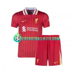 Liverpool Home Football Shirts Redcolor 2024-2025 Kids LS