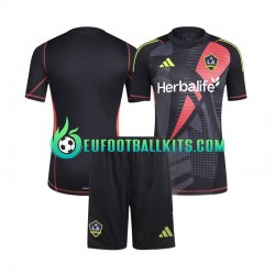 Los Angeles Galaxy Goalkeeper Home Football Shirts Blackcolor 2024 Kids LS