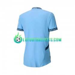 Manchester City Bluecolor Home Football Shirts 2024-2025 Men LS