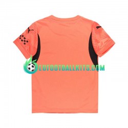 Manchester City Goalkeeper Orangecolor Away Football Shirts 2024-2025 Men LS