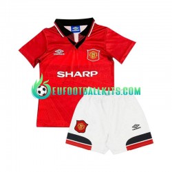 Manchester United Home Football Shirts Retro 1994 Kids LS