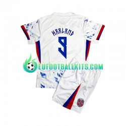 Norway Erling Haaland 9 Away Football Shirts 2024 Kids LS