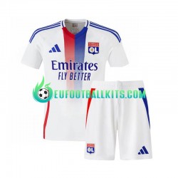 Olympique Lyonnais Home Football Shirts 2024-2025 Kids LS