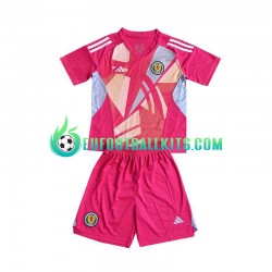 Scotland Goalkeeper Third Football Shirts Euro 2024 Kids LS