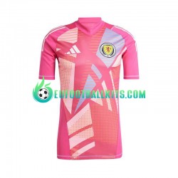 Scotland Goalkeeper Pinkcolor Third Football Shirts Euro 2024 Men LS