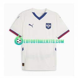 Serbia Away Football Shirts 2024-2025 Men LS