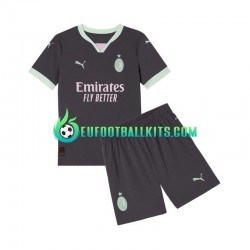 AC Milan Third Football Shirts 2024-2025 Kids LS
