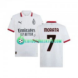 AC Milan Morata 7 Away Football Shirts 2024-2025 Men LS