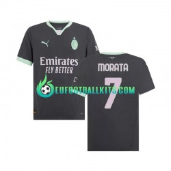 AC Milan Morata 7 Third Football Shirts 2024-2025 Men LS
