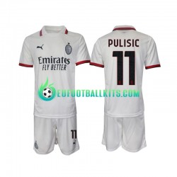 AC Milan Pulisic 11 Away Football Shirts 2024-2025 Kids LS