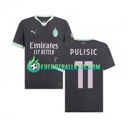 AC Milan Pulisic 11 Third Football Shirts 2024-2025 Men LS