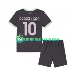 AC Milan Rafael Leao 10 Third Football Shirts 2024-2025 Kids LS