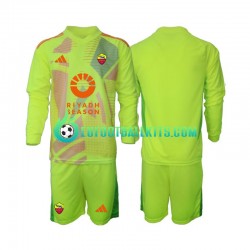 AS Roma Goalkeeper Away Football Shirts 2024-2025 Kids SS