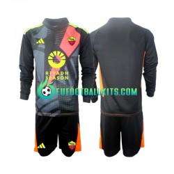 AS Roma Goalkeeper Home Football Shirts 2024-2025 Kids SS