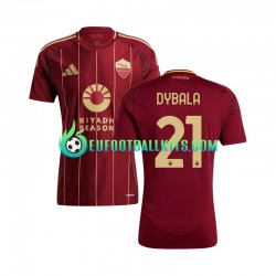 AS Roma Paulo Dybala 21 Home Football Shirts 2024-2025 Men LS