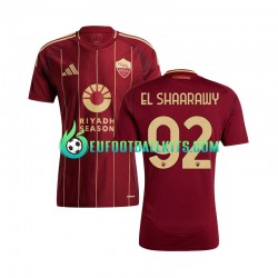 AS Roma Stephan El Shaarawy 92 Home Football Shirts 2024-2025 Men LS