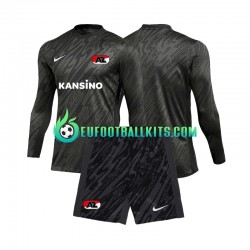 AZ Alkmaar Goalkeeper Away Football Shirts 2024-2025 Kids SS