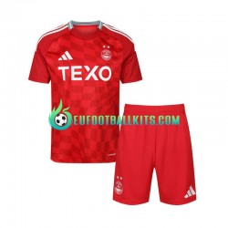 Aberdeen Home Football Shirts 2024-2025 Kids LS