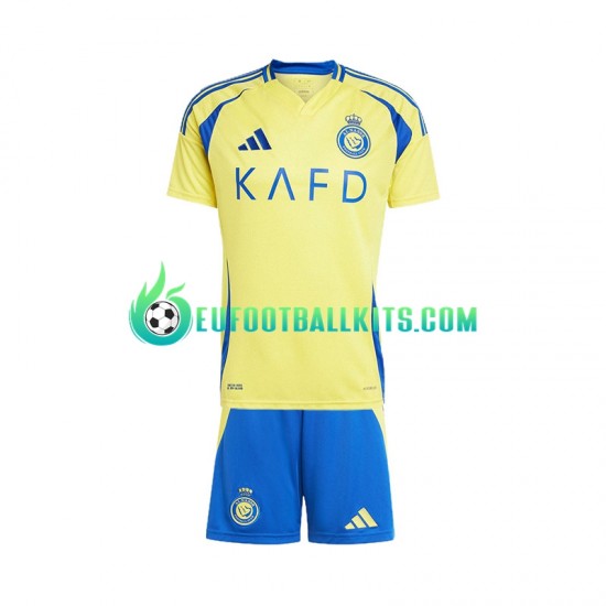 Al Nassr Home Football Shirts 2024-2025 Kids LS