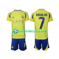 Al Nassr Cristiano Ronaldo 7 Home Football Shirts 2024-2025 Kids LS