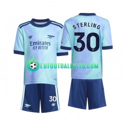Arsenal Sterling 30 Third Football Shirts 2024-2025 Kids LS