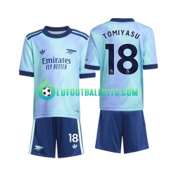 Arsenal Takehiro Tomiyasu 18 Third Football Shirts 2024-2025 Kids LS