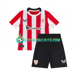 Athletic Bilbao Home Football Shirts 2024-2025 Kids LS