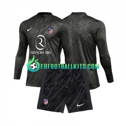 Atletico Madrid Goalkeeper Home Football Shirts 2024-2025 Kids SS