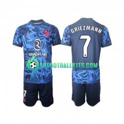 Atletico Madrid Griezmann 7 Third Football Shirts 2024-2025 Kids LS