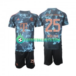 Bayern Munich Muller 25 Away Football Shirts 2024-2025 Kids LS
