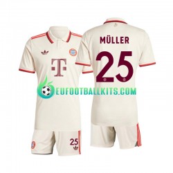 Bayern Munich Muller 25 Third Football Shirts 2024-2025 Kids LS