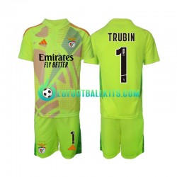Benfica Anatolij Trubin 1 Goalkeeper Home Football Shirts 2024-2025 Kids LS