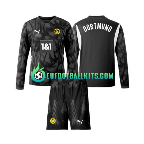 Borussia Dortmund Goalkeeper Fourth Football Shirts 2024-2025 Kids SS