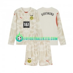 Borussia Dortmund Goalkeeper Home Football Shirts 2024-2025 Kids SS