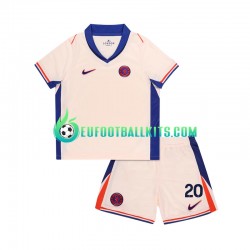 Chelsea Cole Palmer 20 Away Football Shirts 2024-2025 Kids LS