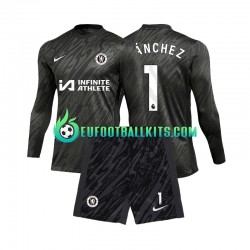 Chelsea Goalkeeper Robert Sanchez 1 Away Football Shirts 2024-2025 Kids SS