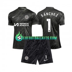 Chelsea Goalkeeper Robert Sanchez 1 Away Football Shirts 2024-2025 Kids LS