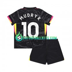 Chelsea Mychajlo Mudryk 10 Third Football Shirts 2024-2025 Kids LS