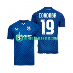 Dinamo Zagreb Juan Cordoba 19 Home Football Shirts 2024-2025 Men LS