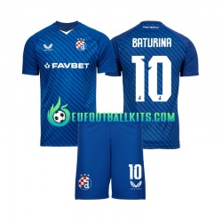 Dinamo Zagreb Martin Baturina 10 Home Football Shirts 2024-2025 Kids LS