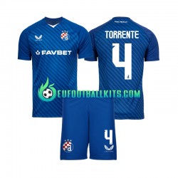 Dinamo Zagreb Torrente 4 Home Football Shirts 2024-2025 Kids LS